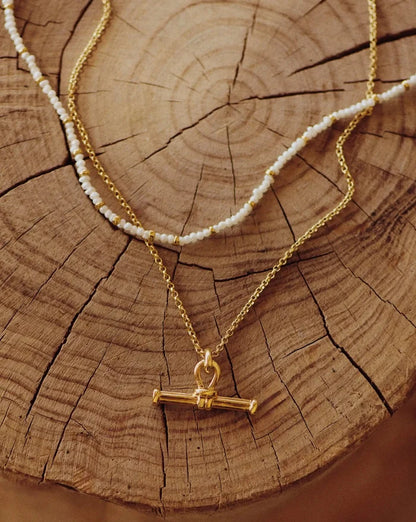 Andy Everyday Pearl Set | 18ct Gold Plated, Pearl Necklaces Missoma
