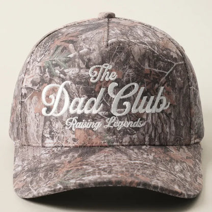 The Dad Club Embroidered Trucker Cap