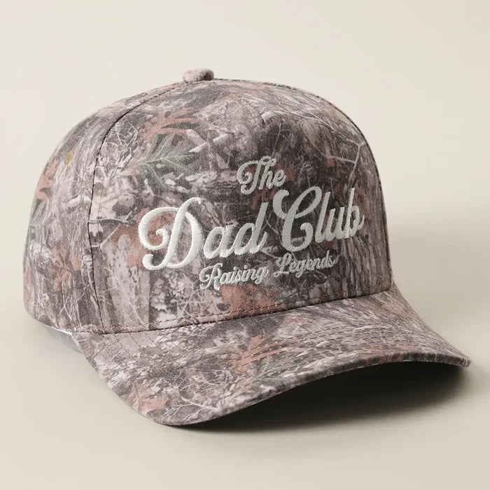 The Dad Club Embroidered Trucker Cap