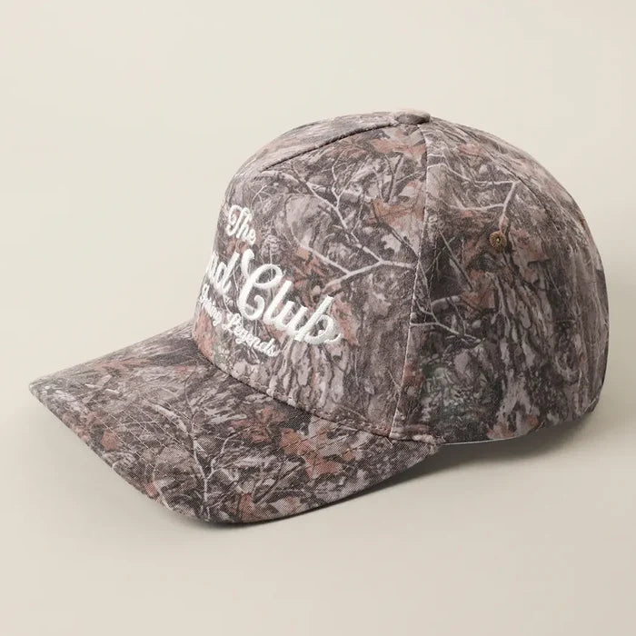 The Dad Club Embroidered Trucker Cap