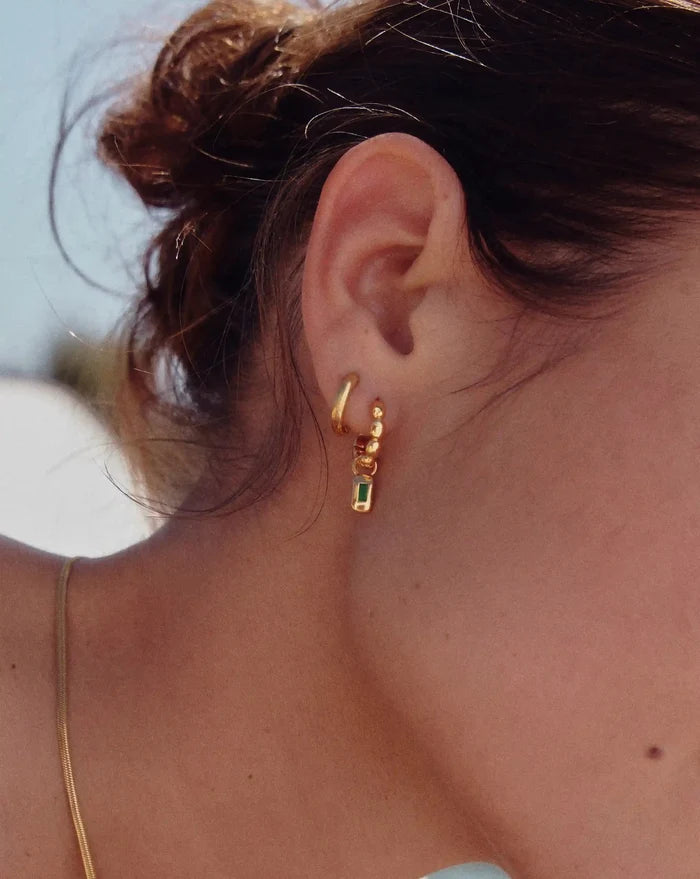 The Destination Hoop Set | 18ct Gold Plated Earrings Missoma
