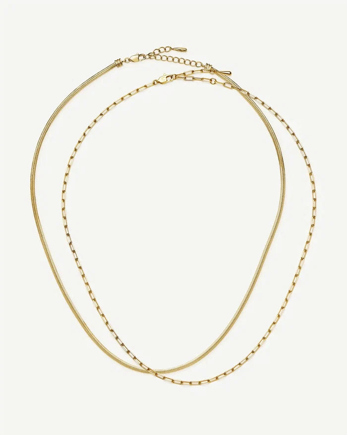 The Go-To Necklace Set | 18ct Gold Plated Necklaces Missoma