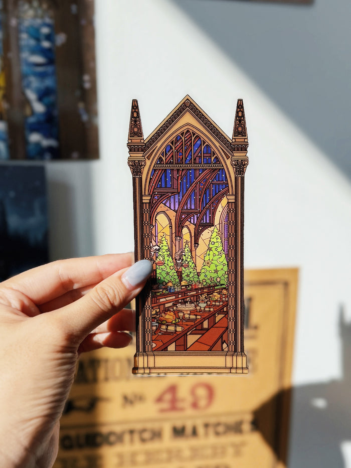 The Great Hall Christmas Bookmark