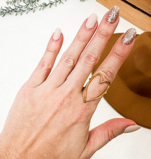 The Heart Ring-Gold
