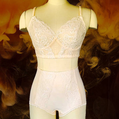 The Neutral Collection - Buttercream Swirl Stretch Lace Bra Kit