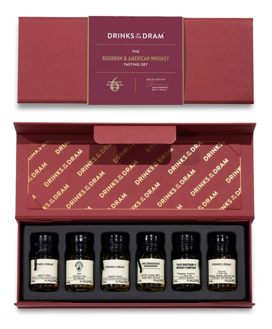 The Premium Bourbon 6 Dram Tasting Set 18cl