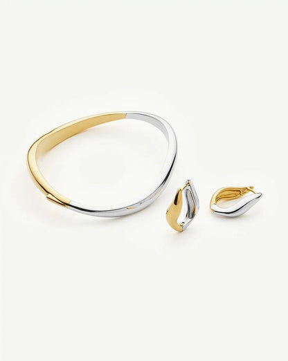 The Signature Mixed Metals Set | 18ct Gold Plated, Brass Mixed Jewellery Set Missoma