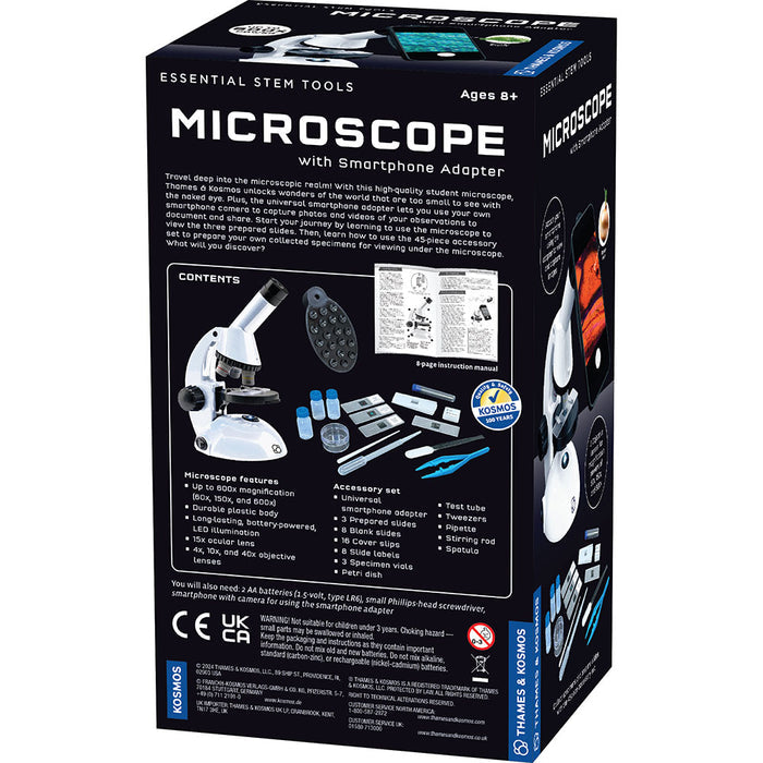 The Thames & Kosmos Microscope (with Smartphone Adapter) STEM Thames & Kosmos