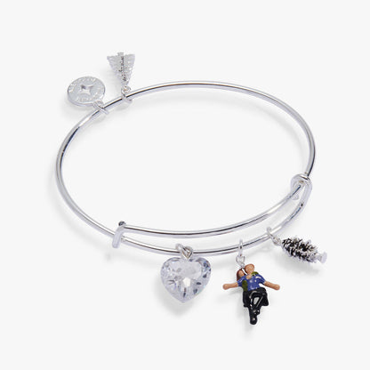 The Twilight Saga Bella & Edward Charm Bangle