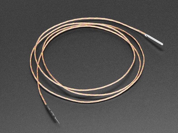 Thermocouple Type-K Glass Braid Insulated Stainless Steel Tip by The Pi Hut - The Pi Hut