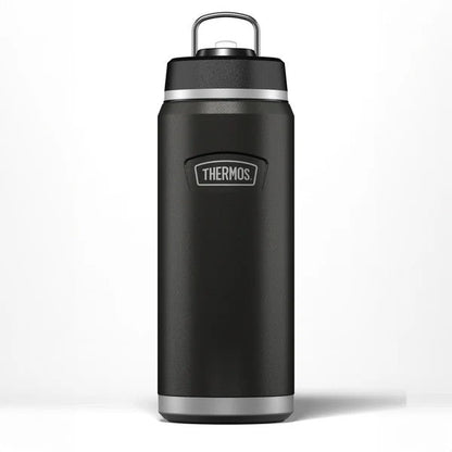 Thermos Icon Flip Lid Water Bottle - Granite Black | 1.2L