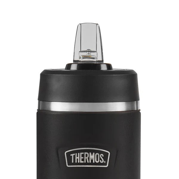 Thermos Icon Flip Lid Water Bottle - Granite Black | 530ml