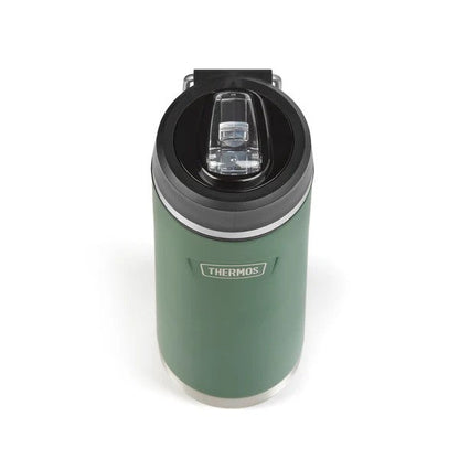 Thermos Icon Flip Lid Water Bottle - Rock Cap Green | 530ml