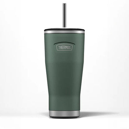 Thermos Icon Straw Cup Water Bottle - Rock Cap Green | 710ml