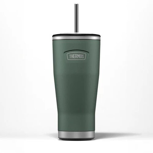 Thermos Icon Straw Cup Water Bottle - Rock Cap Green | 710ml