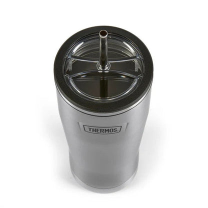 Thermos Icon Straw Cup Water Bottle - Stainless Steel | 710ml