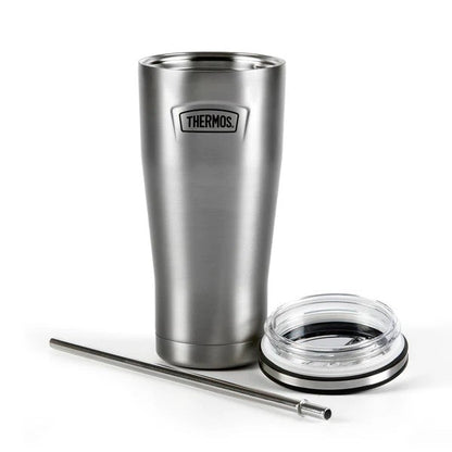 Thermos Icon Straw Cup Water Bottle - Stainless Steel | 710ml