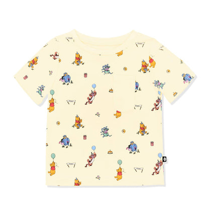 Product photo of the Toddler Crew Neck Tee in Winnie the Pooh Celebration