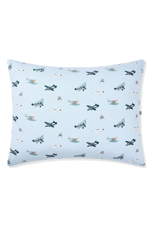 The front of the Toddler Pillowcase in Take Off