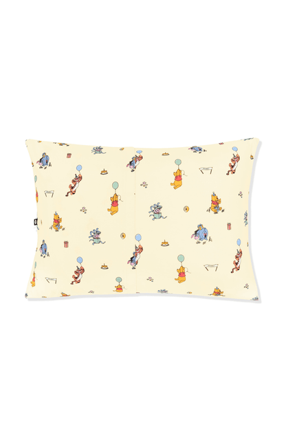 The back of the Toddler Pillowcase in Winnie the Pooh Celebration showing the envelope closure