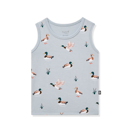 Product photo of the Toddler Tank Top in Mallard Duck shown on a white background