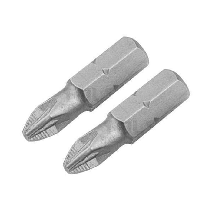 Tolsen Screwdriver Bits Set 2pk S2 Anti-Slip PZ2 x 25mm