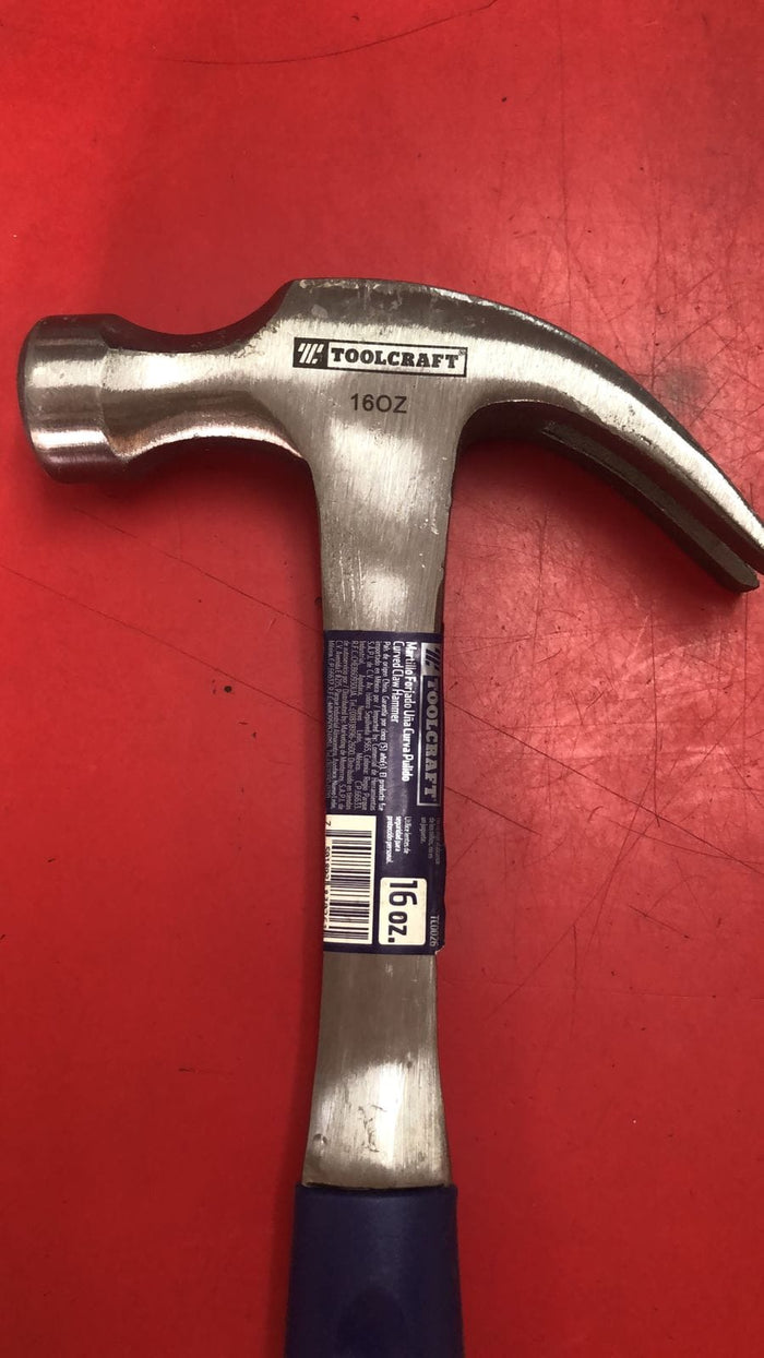 Toolcraft, Durable, Tubular Curved Claw Hammer, 16 oz - TC0026 WOLFOX