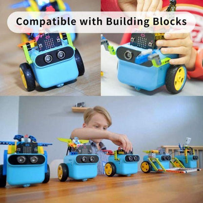 TPBot - Smart Car Robot Kit for BBC micro:bit by Elecfreaks - The Pi Hut