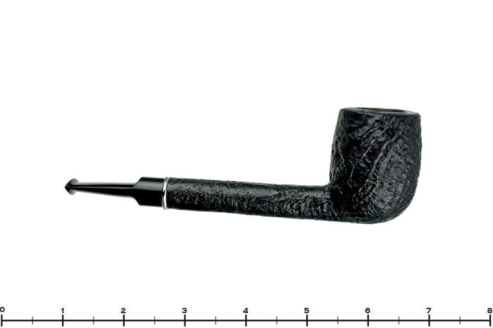 Blue Room Briars is proud to present this Trey Rice Pipe Black Blast Lovat with Silver