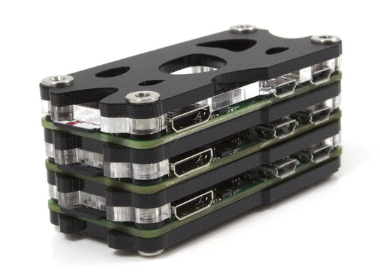 Triple Stack Raspberry Pi Zero Case [discontinued] by C4 Labs - The Pi Hut