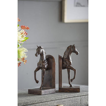 Trotting Horse Bookends