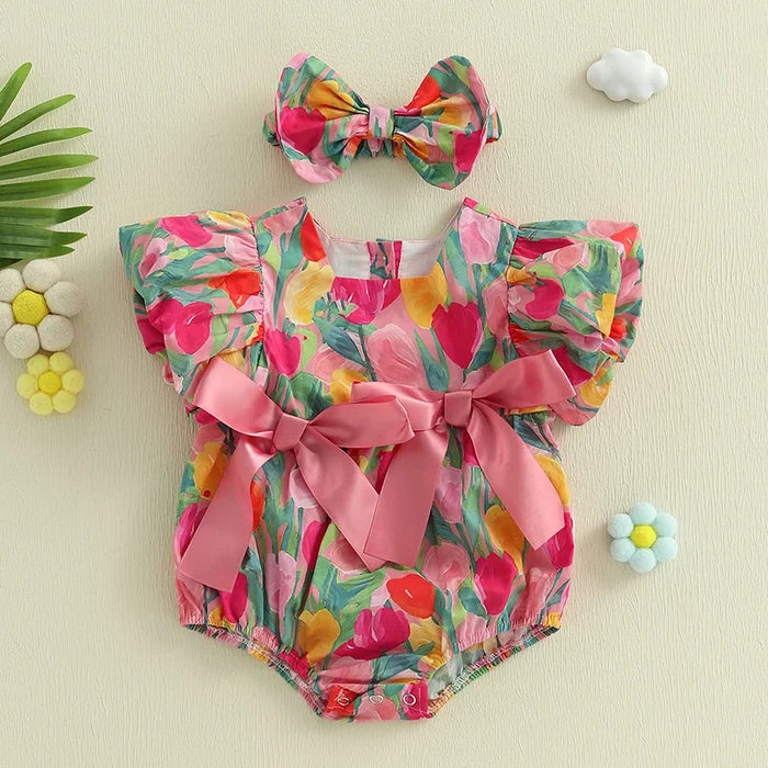 TULIP Bowtie Romper