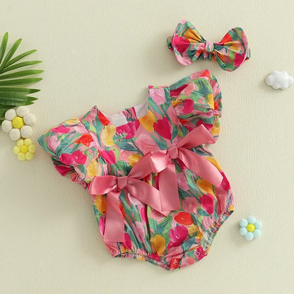 TULIP Bowtie Romper