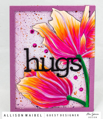 Tulip Close-up Digital Stamp - Alex Syberia Designs