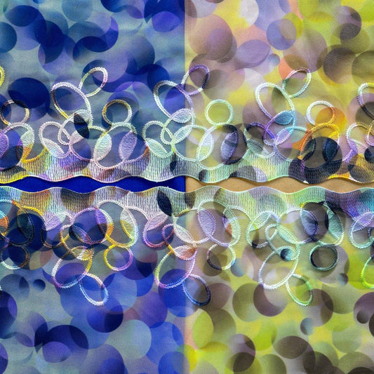 Tulle Lace #384 - Effervescent 7" Also known as "Aretha"