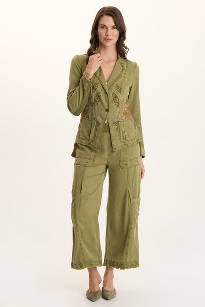 XCVI Tullio Soft Twill Cargo Gaucho