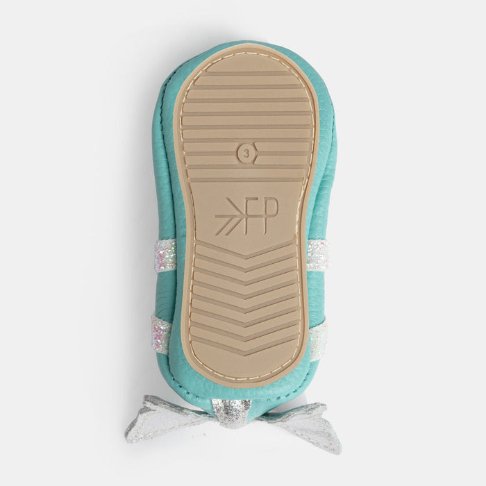Turquoise Flutterby Ballet Slipper Baby Shoe Ballet Slipper Soft Sole