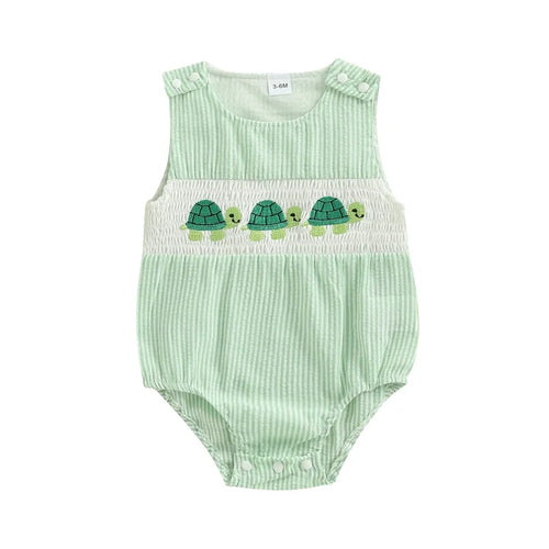 TURTLE Striped Romper