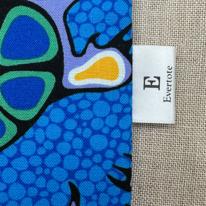 Turtle Toss - Project Bag with Coordinating Notions Pouch