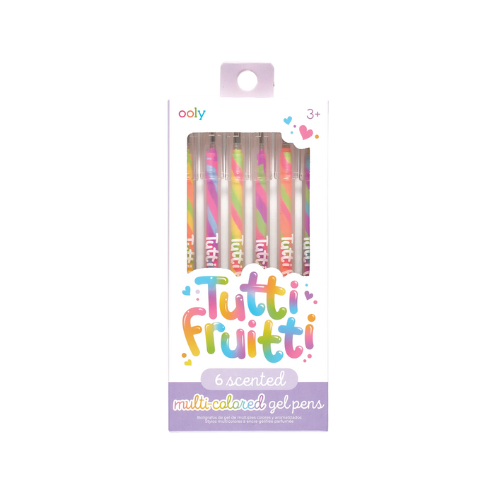 OOLY Tutti Fruitti Scented Gel Pens packaging front