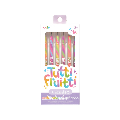 OOLY Tutti Fruitti Scented Gel Pens packaging front