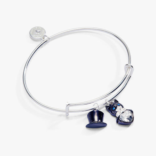 Tuxedo Cat Charm Bangle