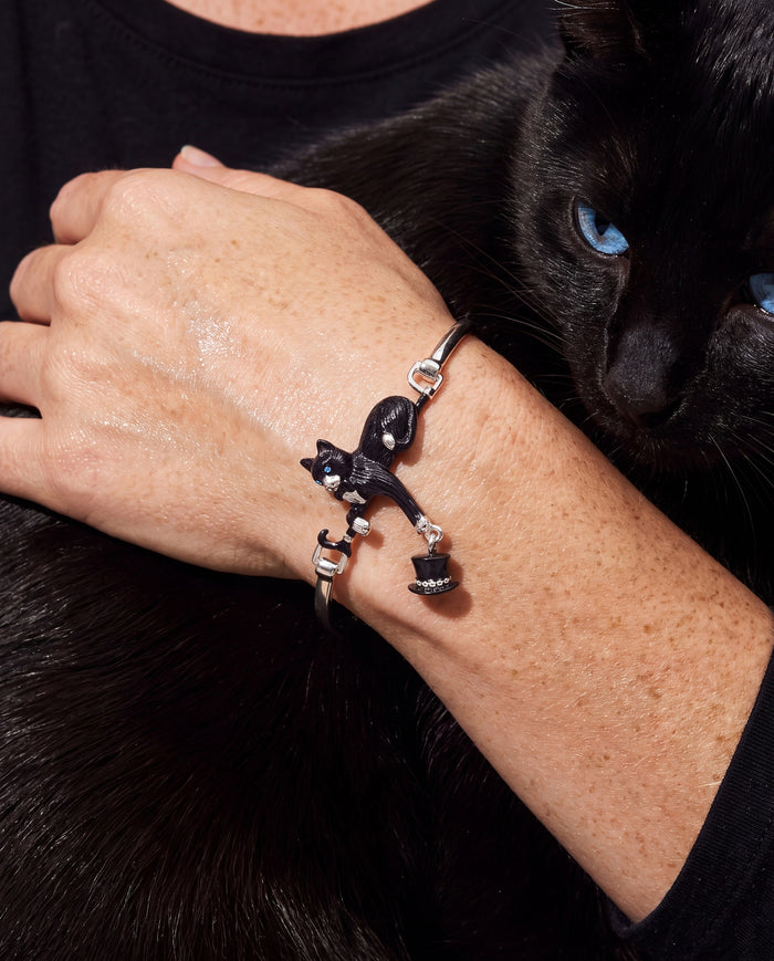 Tuxedo Cat Tension Bangle