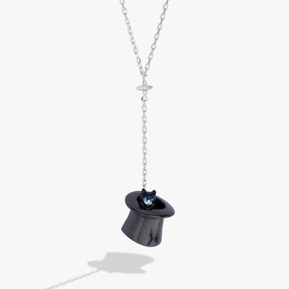 Tuxedo Cat Y Necklace
