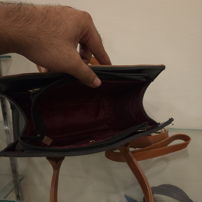 Twin Color Casual Handbags - Maha fashions -  Handbags & Wallets