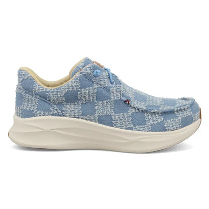 Twisted X Women's Feather X Casual Shoe in Denim & Distressed Denim