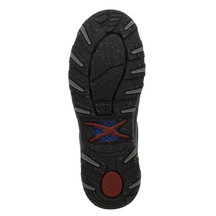 Twisted X Women's Slip-On Driving Moc in Black and Tooled Black