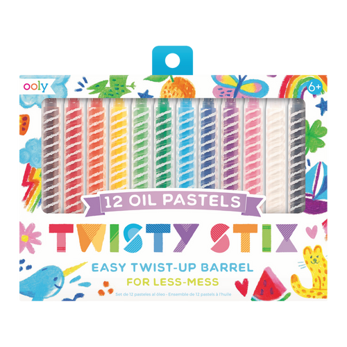 Twisty Stix Oil Pastels - Set of 12