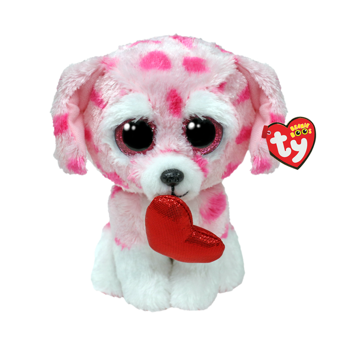 Ty Beanie Boos 6 Inch Rory the Dog Valentine Plush Toy