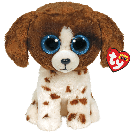 Ty Beanie Boos 8 Inch Muddles the Brown Spotted Dog Plush Toy